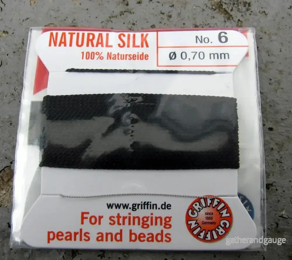 Griffin Silk – Svart strl 6, 1 förpackning