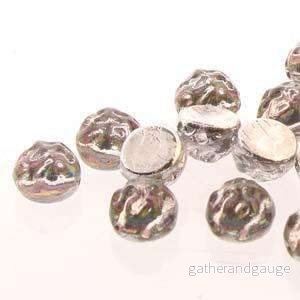 Baroque Cabochon - Backlit Spectrum 7mm 2-håls 10-pack