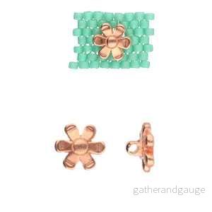 Cymbal Element - Gerani Rose Gold Plated 1 styck