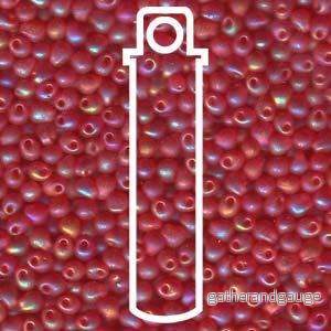 Miyuki Drop - Matte Red AB 2,8mm, 9 gram