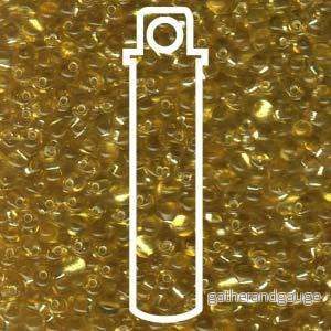 Miyuki Drop – Transparent S/L Gold 3,4mm, 25 gram Miyuki Drop – Transparent S/L Gold 3,4mm, 25 gram