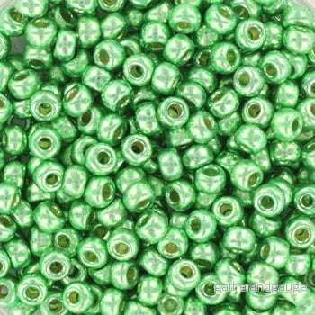 Miyuki Seed Beads – Duracoat Galvanized Dark Mint Green 8/0, 10 gram Miyuki Seed Beads – Duracoat Galvanized Dark Mint Green 8/0, 10 gram