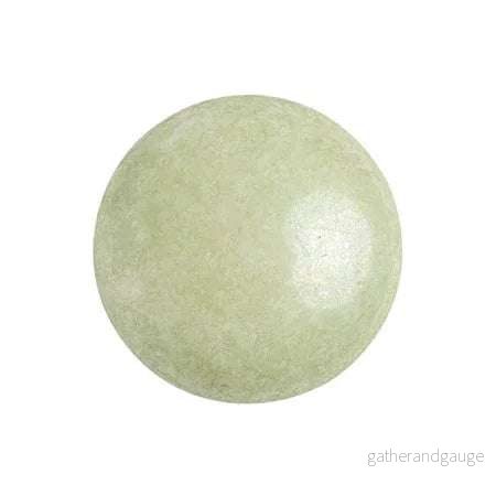 Cabochon par Puca® - Opaque Light Green Ceramic Look 18 mm, 1 styck