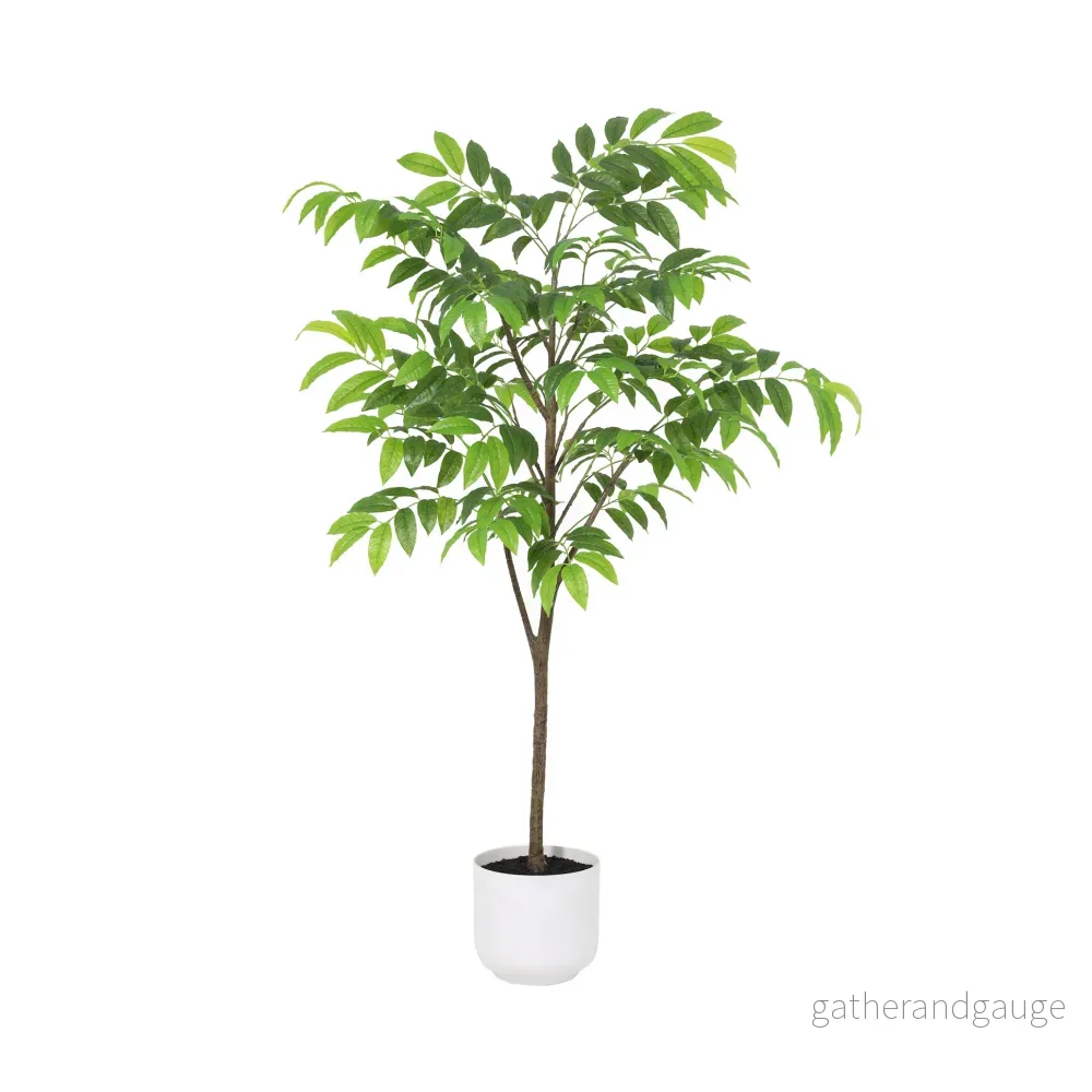 ARTIFICIAL Tropical plant including white kruka – 153 ARTIFICIAL Tropical plant including white kruka – 153