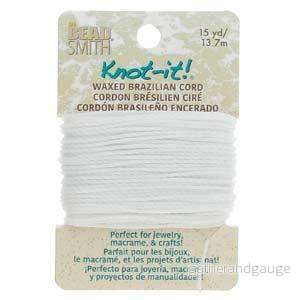 Knot-it Waxed Brazilian cord – Extra Vit 13,7 m