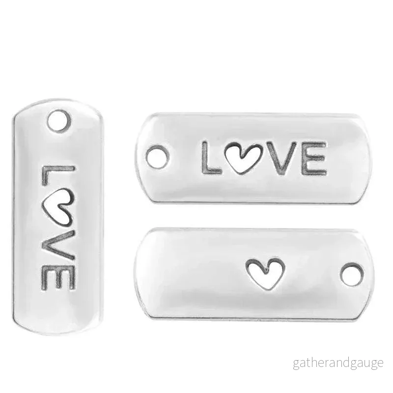Berlock Silverpläterad - Love 1 styck - Bild 2