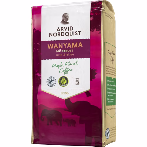 Arvid Nordquist Wanyama Mörkrost Bryggkaffe Arvid Nordquist Wanyama Mörkrost Bryggkaffe
