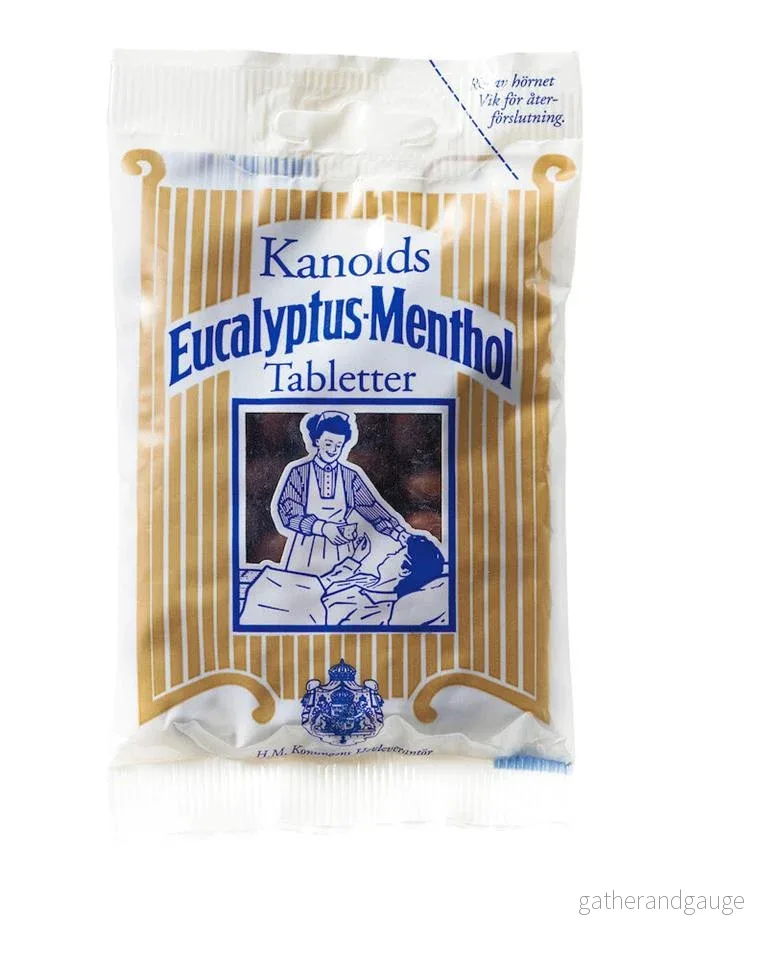 Halstabletter Eukalyptus menthol 65g Kanolds