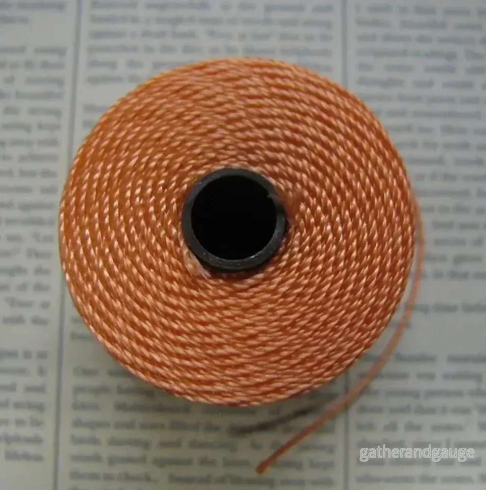 S- Lon bead cord – Pumpkin, 1 rulle S- Lon bead cord – Pumpkin, 1 rulle