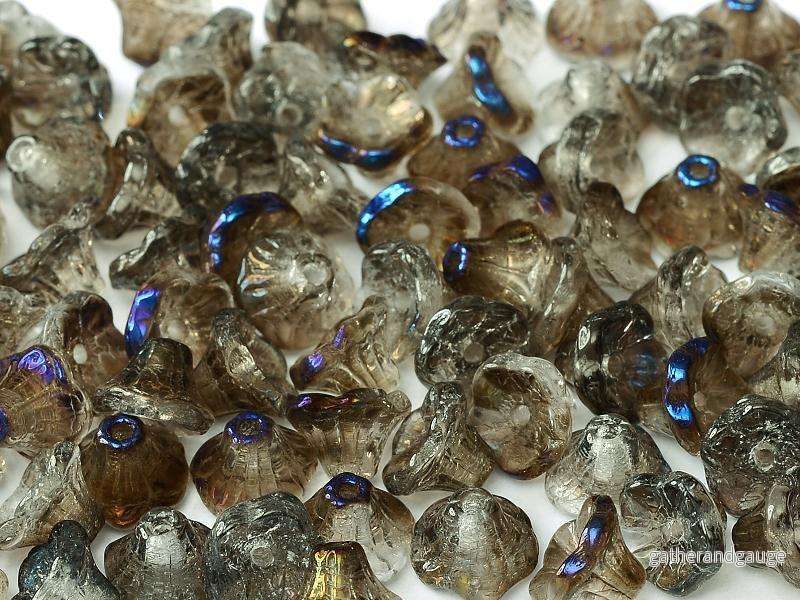 Flower Cup Beads – Crystal Azuro 7×5 mm (20-pack) Flower Cup Beads – Crystal Azuro 7×5 mm (20-pack)