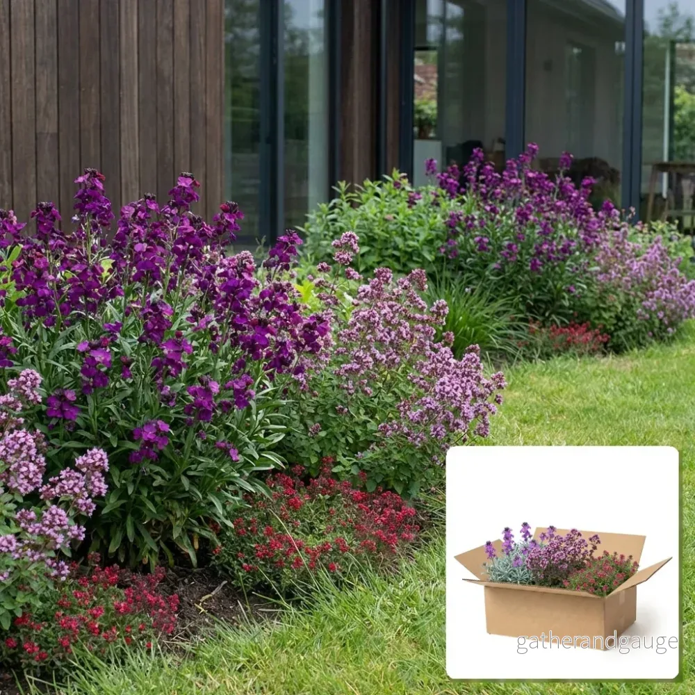 Pack Balcon Plein Soleil Rose & Violet - 18 plantes - Bild 2