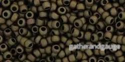 TOHO Seed Beads - Frosted Antique Bronze 11/0, 10 gram