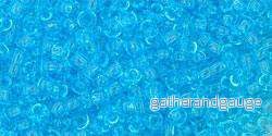 TOHO Seed Beads - Transparent Aqua 11/0, 10 gram