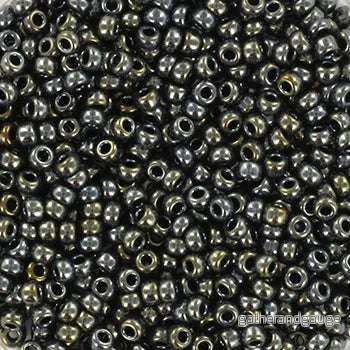 Miyuki Seed Beads – Metallic Light Gunmetal 11/0, 10 gram