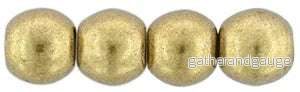 Tjeckiska Druk (Runda) – Saturated Metallic Ceylon Yellow 3mm, 50-pack Tjeckiska Druk (Runda) – Saturated Metallic Ceylon Yellow 3mm, 50-pack