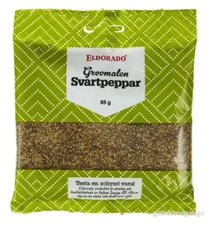 Garant Svartpeppar Grovmalen Påse