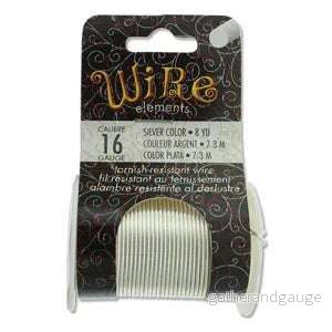 Wire Elements 16 Ga - Silverfärgad Non Tarnish 1 rulle - Bild 3