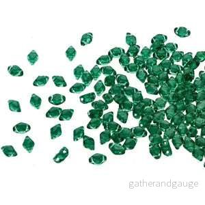 Matubo Mini Gemduo – Emerald 6x4mm, 5 gram Matubo Mini Gemduo – Emerald 6x4mm, 5 gram