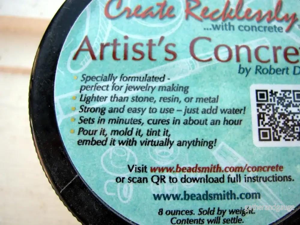 Smyckesbetong Create Recklessly - Artist´s Concrete, 1 burk - Bild 3