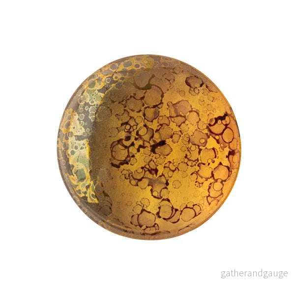 Cabochon par Puca® - Light Topaz Bronze 18 mm, 1 styck
