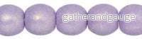 Tjeckiska Druk (Runda) – Neon Grape 3mm, 50-pack