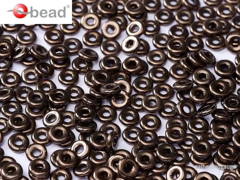 O Bead - Jet Bronze, 5 gram