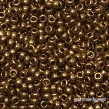 Miyuki Seed Beads - Light Bronze 11/0, 10 gram