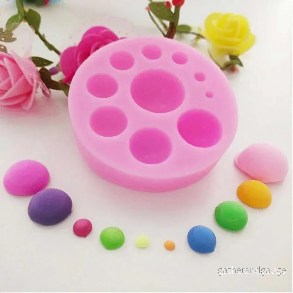 Silkonform - Cabochon Runda III 1 styck