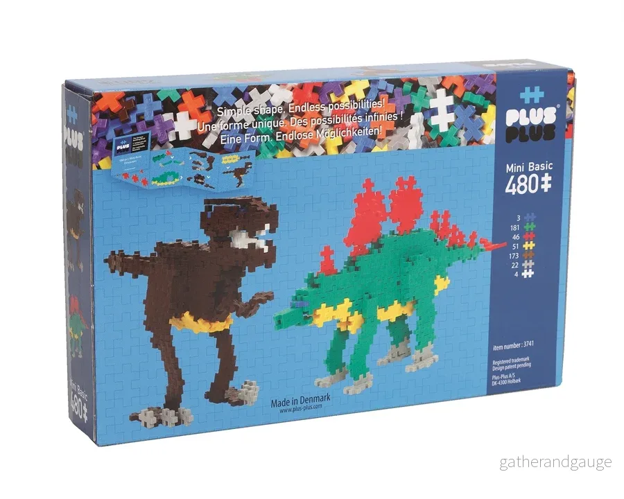 Plus Plus Dinosaurie – 480 bitar Plus Plus Dinosaurie – 480 bitar