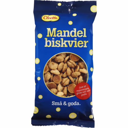 Cloetta Mandelbiskvier 150g Cloetta Mandelbiskvier 150g