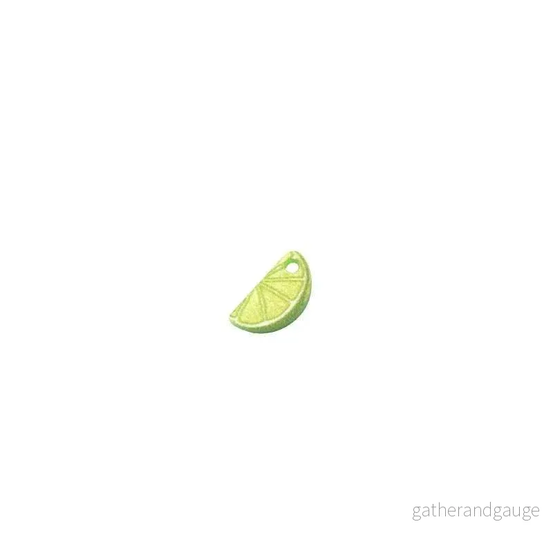 Hänge Plexi/Akryl - Lime 6x12mm 1 styck