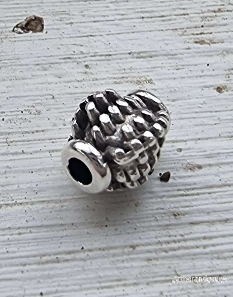 Mellandel Silverpläterade – Tub Kotte 6x8mm, 1 styck Mellandel Silverpläterade – Tub Kotte 6x8mm, 1 styck