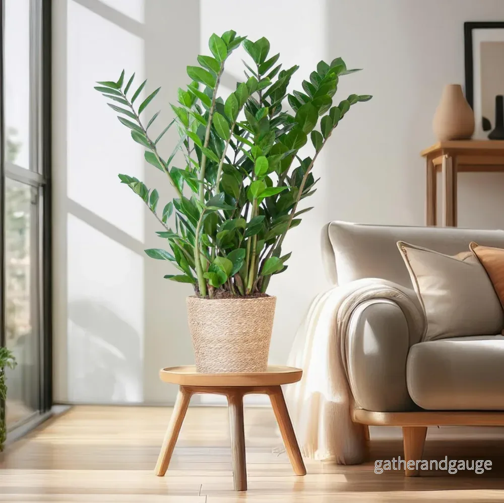 Zamioculcas Zamiifolia och dess kruka