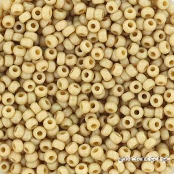 Miyuki Seed Beads – Opaque Glazed Frosted Moth Wing 11/0, 10 gram Miyuki Seed Beads – Opaque Glazed Frosted Moth Wing 11/0, 10 gram