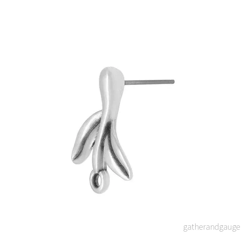 Örstickare Silverpläterad - Gren med Löv, 2-Pack - Bild 2