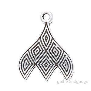 Cymbal Element - Tourlos Antik Silver Platerad 2-pack - Bild 2