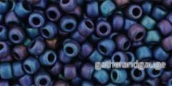 TOHO Seed Beads - Frosted Metallic Nebula 8/0, 10 gram