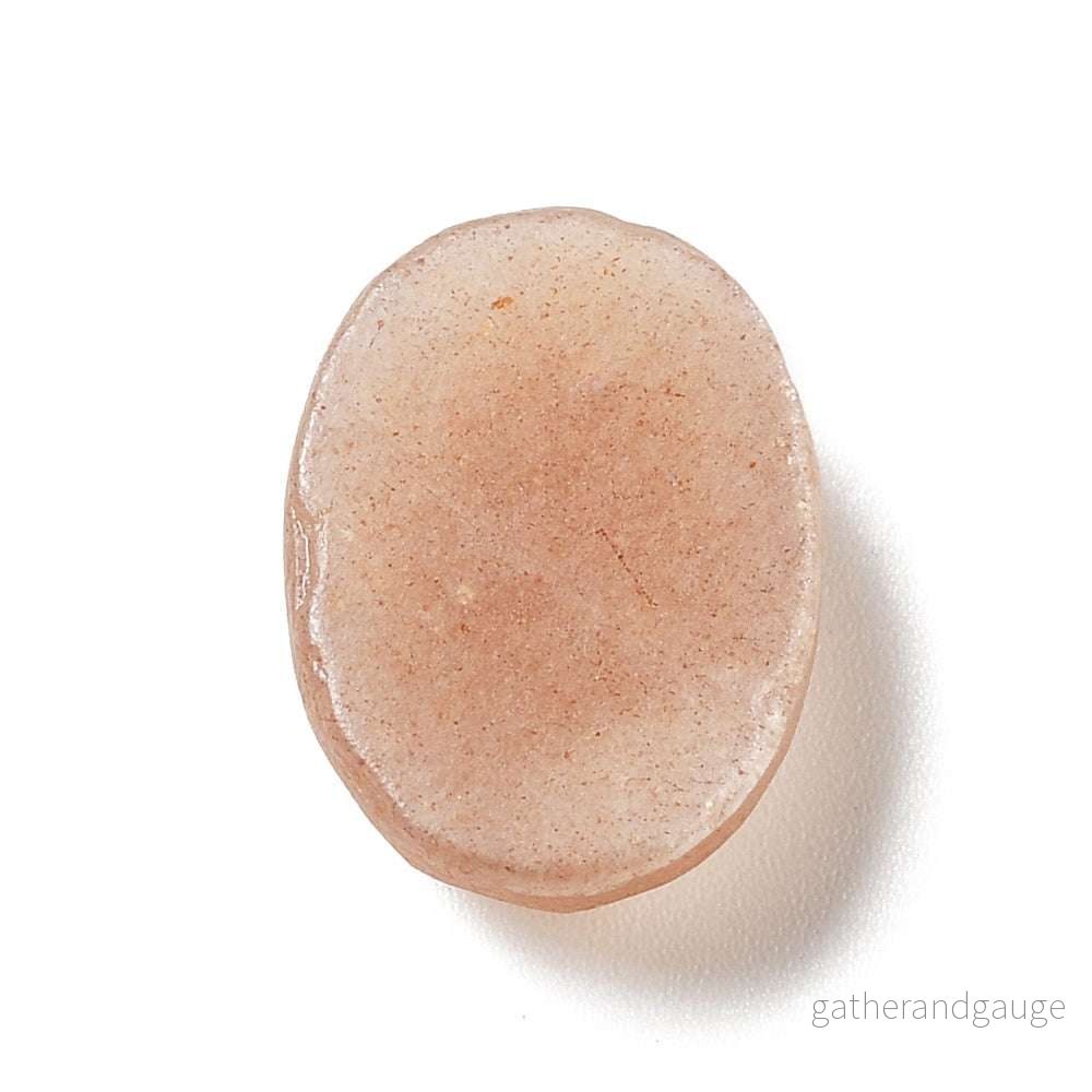 Cabochon Sunstone - Facetterad Oval 18x13mm 1 Styck - Bild 2