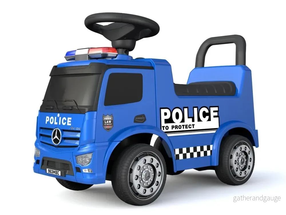 Gåbil Mercedes Polisbil Blå Gåbil Mercedes Polisbil Blå
