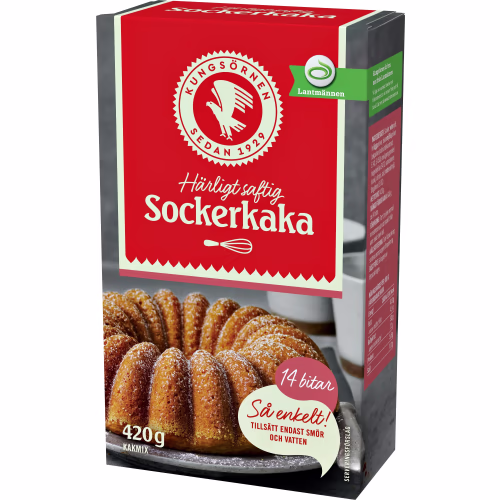 Kungsörnen Sockerkaka Kaffebrödsmix Lättbakat Kungsörnen Sockerkaka Kaffebrödsmix Lättbakat