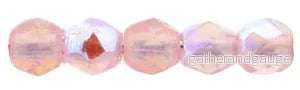 Tjeckiska Firepolish - Milky Pink AB 2,5mm 50-pack