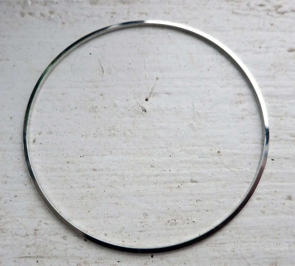 Cirkel Silverfärgad - 50mm 1 styck