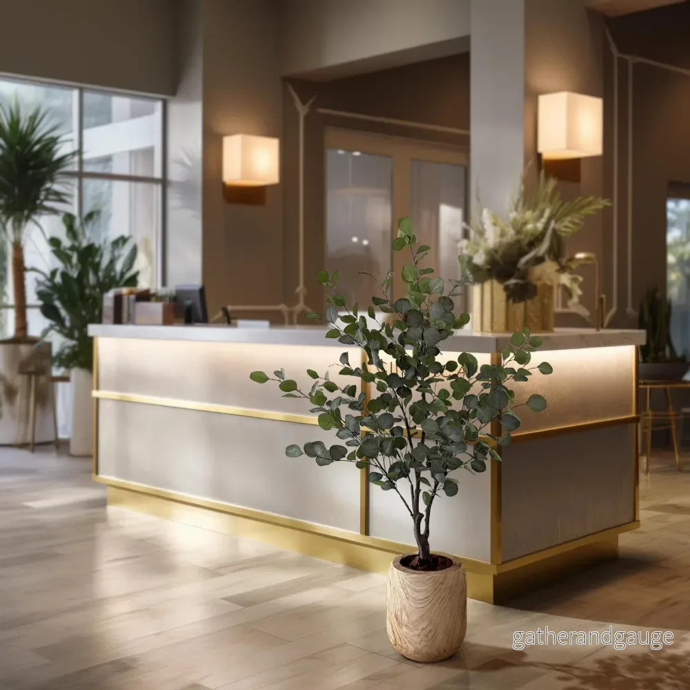 Konstplanta – Eucalyptus – Blå Gomboom – 140cm – 140 Konstplanta – Eucalyptus – Blå Gomboom – 140cm – 140