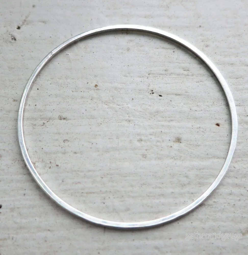 Cirkel Silverfärgad - 35mm 1 Styck