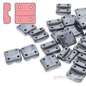 Fixer Bead Vertical – Jet Hematite 5 gram Fixer Bead Vertical – Jet Hematite 5 gram