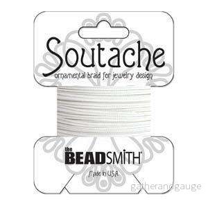 Soutache Band – Snövit 1 Förpackning (3 yards)