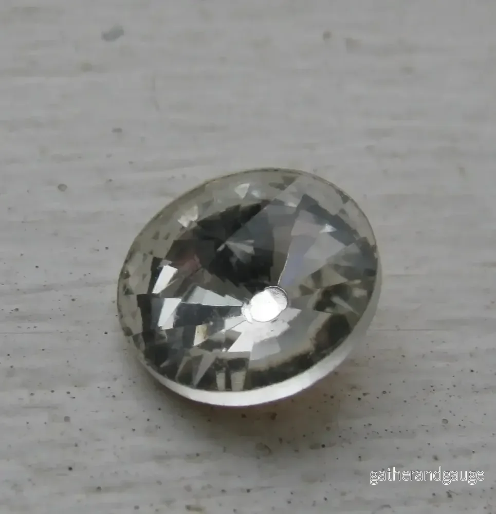 Matubo Rivoli – Crystal 12mm, 1 styck Matubo Rivoli – Crystal 12mm, 1 styck