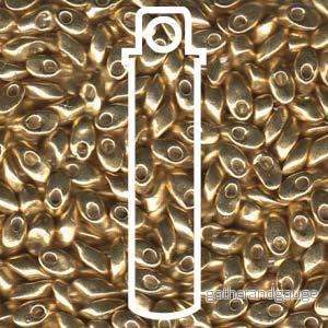 Miyuki Long Magatama – Galvanized Gold 4x7mm 8,5gram