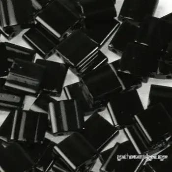 Miyuki Tila – Black 5mm, 5 gram Miyuki Tila – Black 5mm, 5 gram