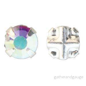 Rose Montees SS12 - Crystal Silver AB 3,5mm 10-pack - Bild 2